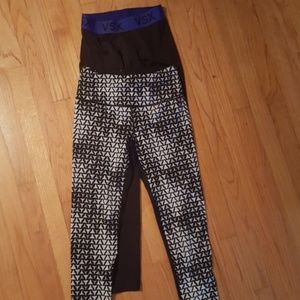 2 pairs of Victoria Secret work out pants